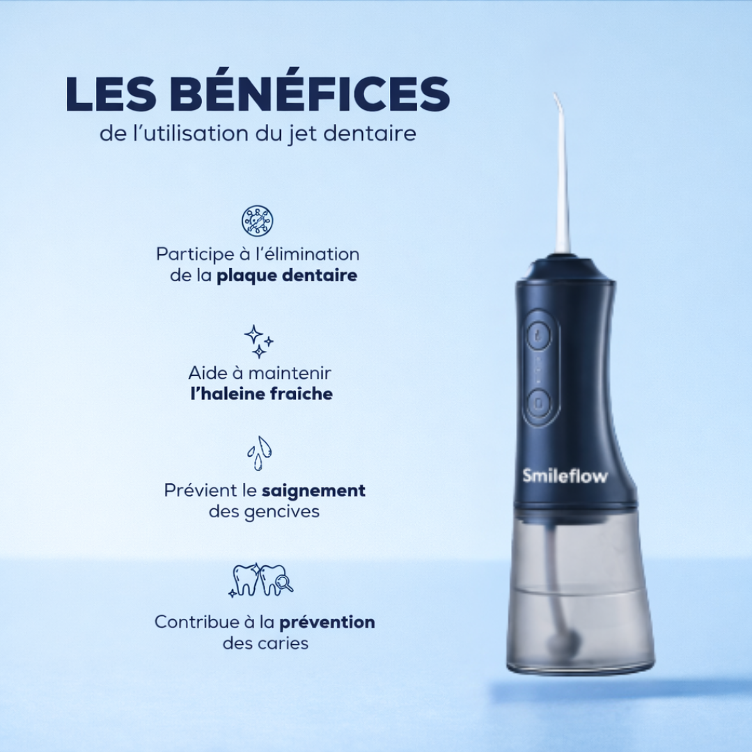 SmileFlow – Hydropulseur Sans Fil Premium