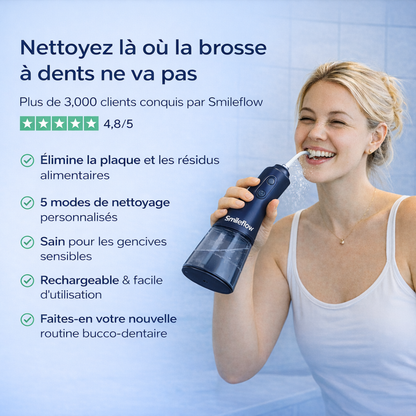 SmileFlow – Hydropulseur Sans Fil Premium